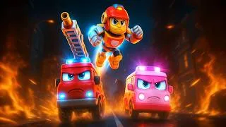Thumbnail: 🔥 Who Caused the Fire? Police Officer & Robot Detectives 🚒| Robofuse