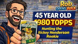 Thumbnail: 45 Year Old Pack, 1980 Topps, Hunting the Rickey Henderson Rookie