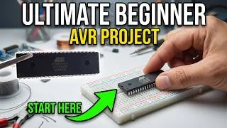 Thumbnail: AVR LED Rotation Project Every Beginner Should Try!