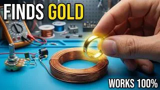 Thumbnail: Stop Buying Expensive Metal Detectors! Build This Simple 2-Transistor Detector