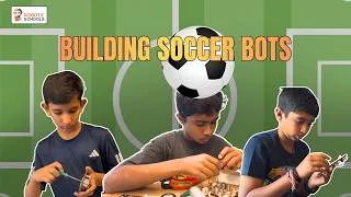 Thumbnail: Building Soccer Bots! ⚽🤖 | DIY STEM & Robotics | AI, Robotics and Coding for Kids
