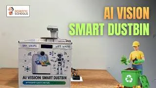 Thumbnail: Jahnavi Builds an AI Vision Smart Dustbin 🤖♻️ | Arduino + Web App + Gemini AI + ElevenLabs