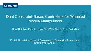 Thumbnail: Dual Constraint-Based Controllers for Wheeled Mobile Manipulators