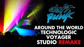 Thumbnail: Daft Punk - Around the World/Technologic/Voyager (STUDIO REMAKE)