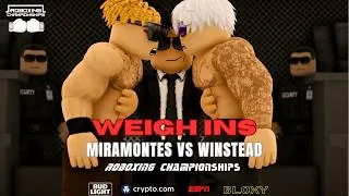 Thumbnail: RO-PBC FREEDOM 250: MIRAMONTES VS WINSTEAD | Official Weigh In