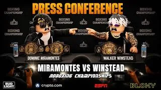 Thumbnail: RO-PBC FREEDOM 250: MIRAMONTES VS WINSTEAD PRESS CONFERENCE