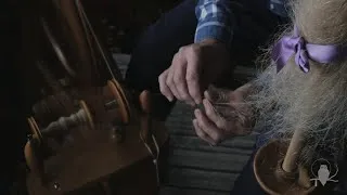 Thumbnail: It's raining so I'm spinning flax