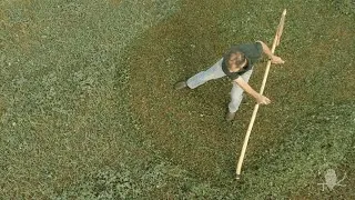 Thumbnail: Mowing from above