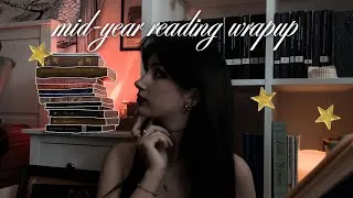 Thumbnail: mid-year book tag | favourites, challenges, anticipated releases 📚