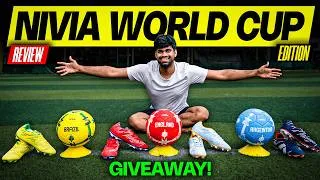 Thumbnail: Nivia World Cup Football (Air Strike) and Shoes Review + GIVEAWAY!