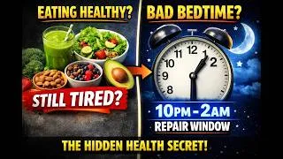 Thumbnail: “Why Your Bedtime Matters More Than Your Diet   Functional Nutrition Explained”