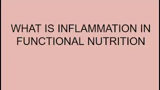 Thumbnail: What is Inflammation in Functional Nutrition (belly fat)