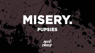 Thumbnail: pupsies - misery. (Lyrics)