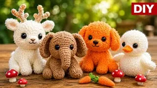 Thumbnail: 4 Cute Animals Made From Wool Yarn - Pom Pom Animals That Look Amazing - Easy Handmade Craft
