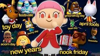 Thumbnail: every single holiday in animal crossing (and the deleted ones)