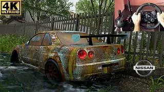 Thumbnail: Rebuilding 1000HP NISSAN GTR R34 Nismo | FORZA HORIZON 6 Steering Wheel Gameplay