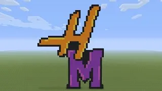 Thumbnail: Minecraft Pixel Art - Hanana Montana logo