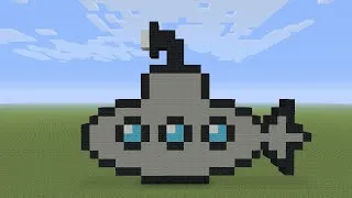 Thumbnail: Minecraft Pixel Art - Mini Submarine