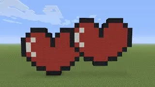 Thumbnail: Minecraft Pixel Art - Double Hearts