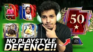 Thumbnail: 50 ⭐ in H2H with No Playstyle Defence in FC Mobile!