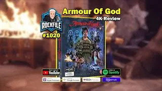 Thumbnail: ARMOUR OF GOD (1986) 4K Review ROCKFILE Podcast 1020