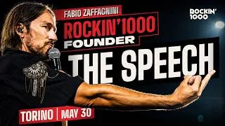Thumbnail: Fabio's Speech at Rockin'1000 Torino at Allianz Stadium | May 30, 2026
