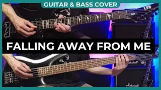 Thumbnail: Korn - Falling Away From Me - Guitar and Bass Cover