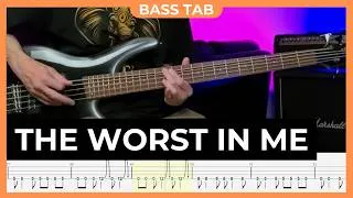 Thumbnail: Bad Omens - The Worst In Me - Bass Tab | Lesson | Cover | Tutorial