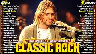Thumbnail: Classic Rock Songs 70s 80s 90s Full Album 🎶 Nirvana, Guns N' Roses, AC/DC, Bon Jovi, Metallica, U2