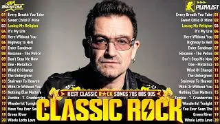 Thumbnail: Top 500 Classic Rock Songs 70s 80s 90s ⚡ U2, Guns N' Roses, Metallica, AC/DC, Aerosmith, Bon Jovi