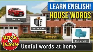 Thumbnail: Learn English for Kids | Words Used in and Around the House
