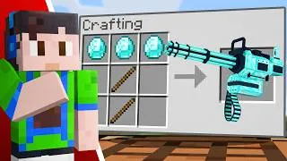 Thumbnail: Minecraft, But Every Craft is a Gun
