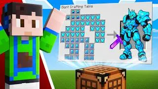 Thumbnail: Minecraft, But Crafting is Shapes..!