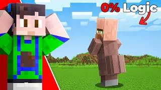Thumbnail: Testing Minecraft at 0% Logic..!