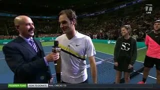 Thumbnail: Roger Federer & Bill Gates post match interview - Match for Africa 5