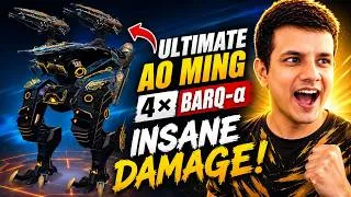 Thumbnail: 61% VOTED FOR THIS… 😱 Ultimate Ao Ming + 4× Barq α TESTED!   War Robots