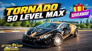 Thumbnail: Tornado Max Level GIVEAWAY! 😍 - Participate Now | Drive Zone Online