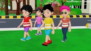 Thumbnail: Helicopter Mein Masti | Helicopter Video | Rohan Robot Ki Comedy