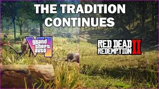 Thumbnail: The GTA VI TV commercial was captured in RDR 2 at this location! Extended Look in-game TV