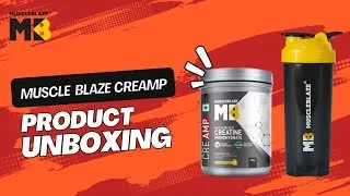 Thumbnail: MuscleBlaze CREAMP Creatine Monohydrate Unboxing | Sunset Mango Flavour