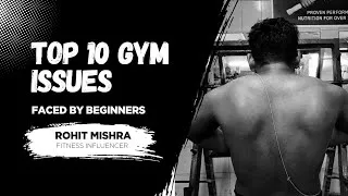 Thumbnail: Top 10 Mistakes Beginners Make in Gym (And How to Overcome Them!) | Rohit Mishra