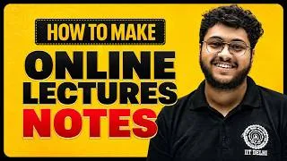 Thumbnail: ⚠️ MY NOTES IN ONLINE LECTURES ‼️