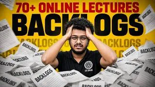 Thumbnail: ⚠️ 70+ ONLINE LECTURES BACKLOG ‼️