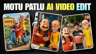 Thumbnail: Instagram trending motu patlu Ai video editing | Viral Motu Patlu Ai video kaise banaye 