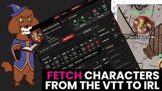 Thumbnail: Pull your Character Sheets out of the VTT, into the Real World