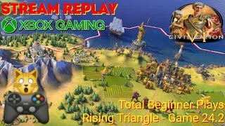 Thumbnail: Civilization VI | Total Beginner Plays - Rising Triangle - Game 24.2