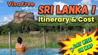 Thumbnail: Sri Lanka Tour Itinerary, Budget & Guide | SriLanka 7, 8 Day Itinerary from India | Day Wise on Map