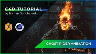 Thumbnail: Epic Ghost Rider Tutorial (Cinema 4D + Mixamo): Part 1🔥