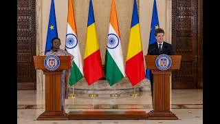 Thumbnail: Declarații de presă comune cu Președinta Republicii India, Droupadi Murmu, la Palatul Cotroceni