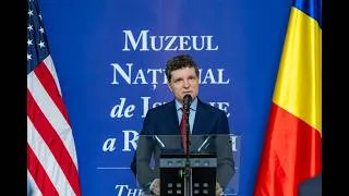 Thumbnail: Alocutiunea din deschiderea expoziției „SUA-România. Istorie, diplomație și drumul spre democrație”